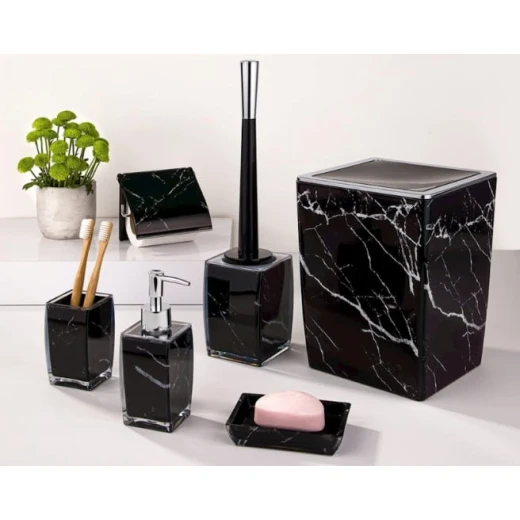 Набор для ванной Limon OP-YO9, черный, 6 шт Набор для ванной Limon OP-YO9, черный, 6 шт