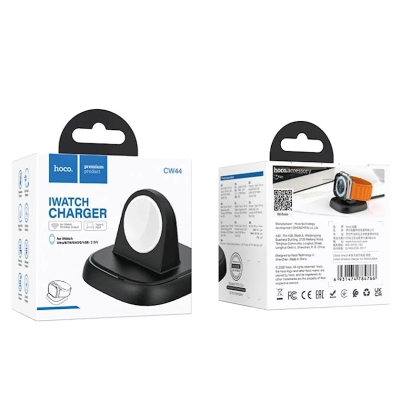 Беспроводное зарядное устройство Hoco CW44 Black