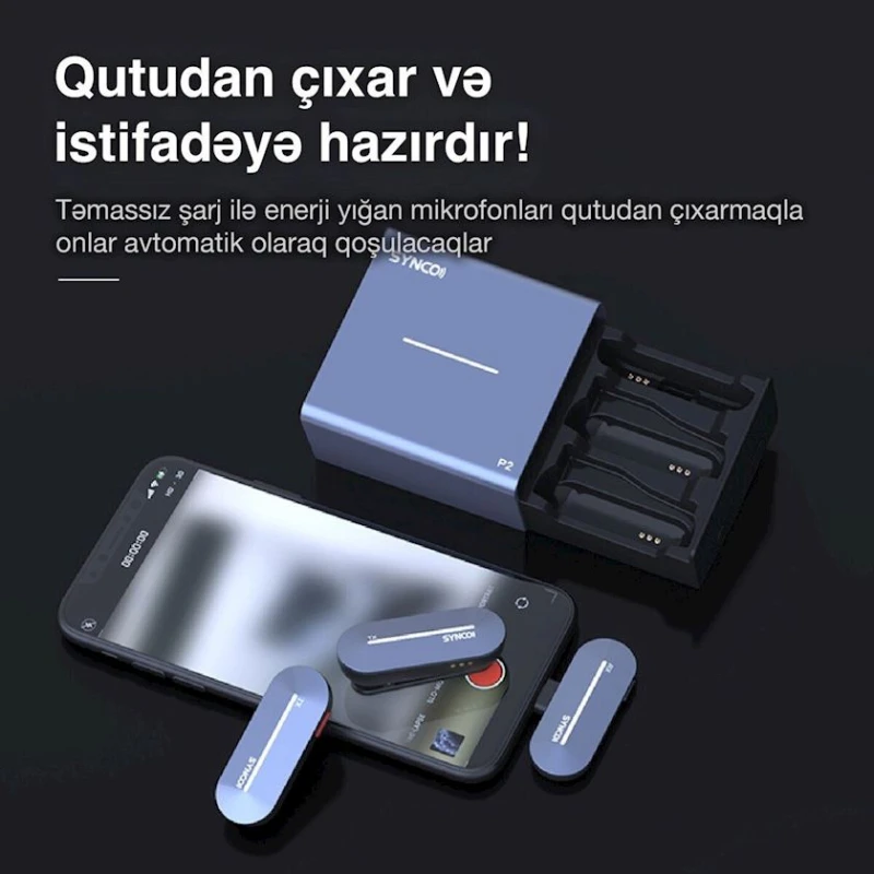 Simsiz mikrofon Synco P2ST USB Type-C Simsiz mikrofon Synco P2ST USB Type-C