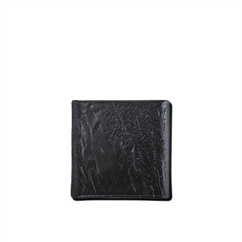 Тарелка Wilmax Slatestone WL‑661104/A, квадратная, 13x13 см, фарфор, черный