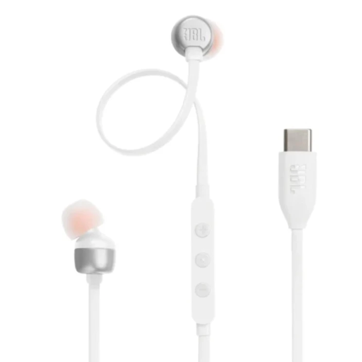 Проводные наушники JBL Tune 310C (JBLT310CWHT), белый