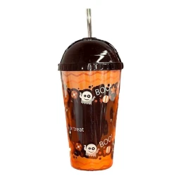 Стакан с трубочкой Miniso Plastic Cup with Straw Round Lid A, 19.8 см, пластик, прозрачный/черный Стакан с трубочкой Miniso Plastic Cup with Straw Round Lid A, 19.8 см, пластик, прозрачный/черный