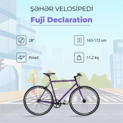 Городской велосипед Fuji Declaration, Size: S, 52 см, 28