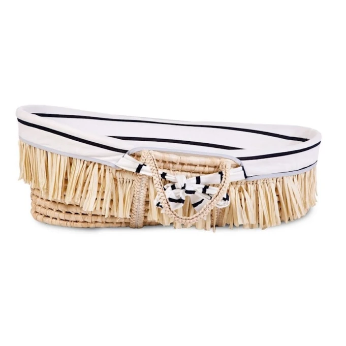 Покрывало для детской корзинки Childhome Moses Basket Cover, 85x45x1 см, полосатый Покрывало для детской корзинки Childhome Moses Basket Cover, 85x45x1 см, полосатый