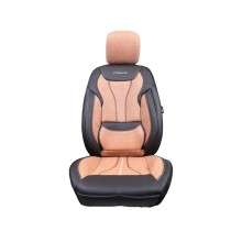 Oturacaq üçün çexol Deluxe Boss London Series, qara/bej (london serisi 2)