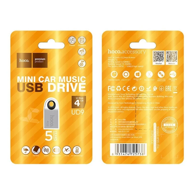 Fleş kart Hoco UD9 4GB Fleş kart Hoco UD9 4GB