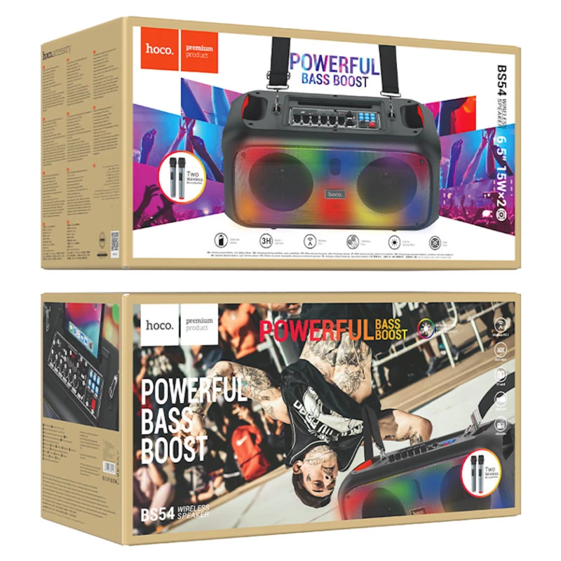 Portativ dinamik Hoco BS54 Party Black