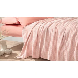 Pike Yataş Gwen, 200x220 sm, ikinəfərlik, pambıq/poliester, narıncı