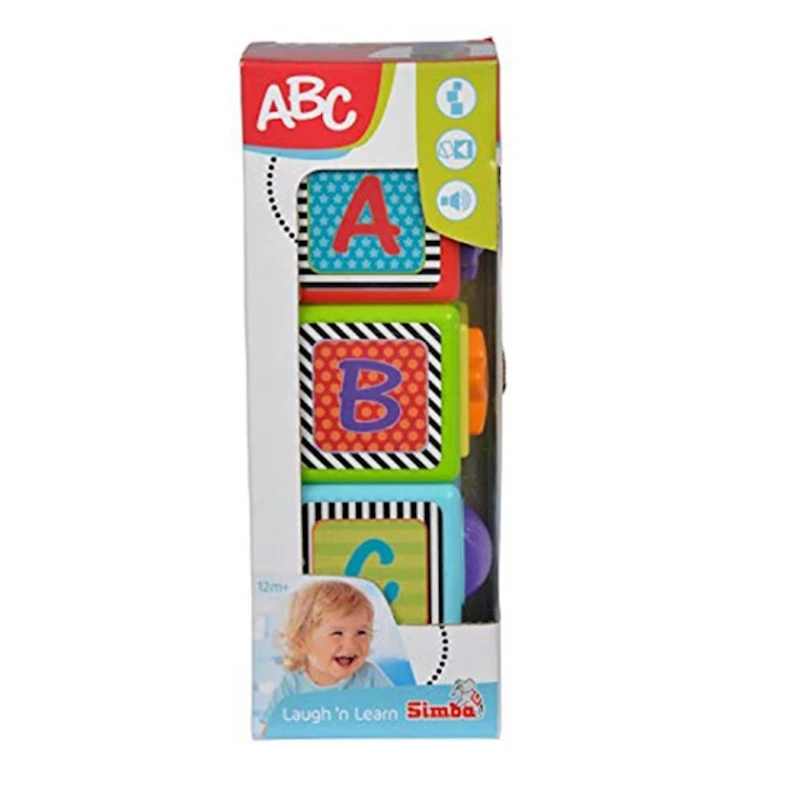 Игрушка кубики Simba ABC развивающие, 4052351018391, 3 шт Игрушка кубики Simba ABC развивающие, 4052351018391, 3 шт