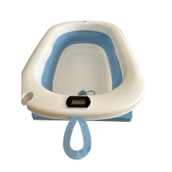 Ванночка NB01, 0+ лет, голубая/белая