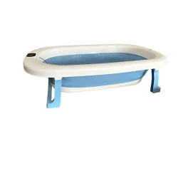 Ванночка NB01, 0+ лет, голубая/белая