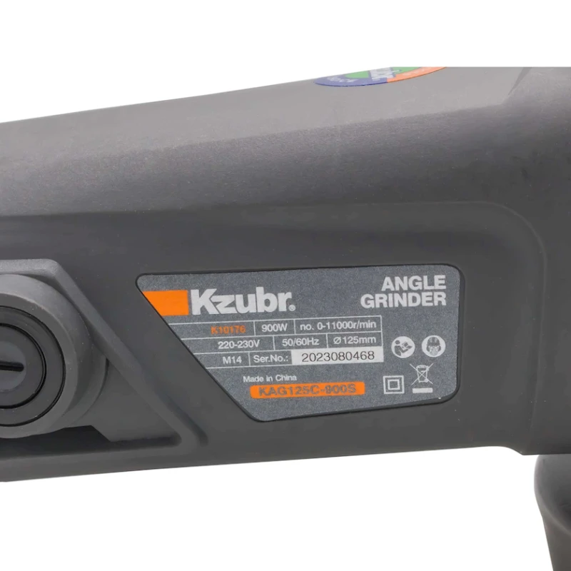 Угловая шлифовальная машина Kzubr K10176 900 Вт Угловая шлифовальная машина Kzubr K10176 900 Вт