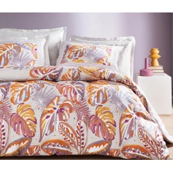 Комплект постельного белья Yataş Sonia, пододеяльник 200x220 см, простыня 240x260 см, 2 наволочки 50x70 см, двуспальный, хлопок/сатин