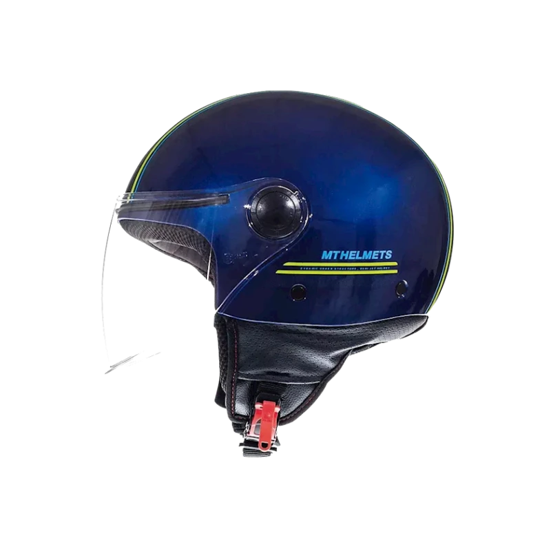 Motosiklet dəbilqəsi MT Helmets Street Entire J2 Gloss Fluor Yellow, ölçü M