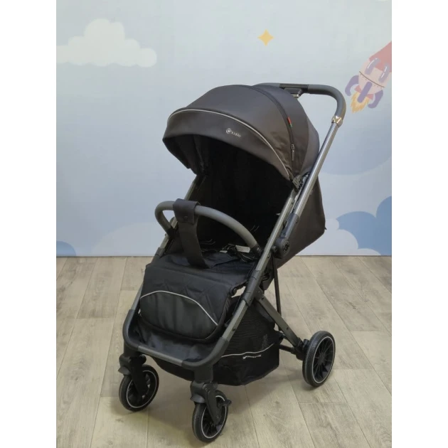 Детская коляска Toyslogiya 6521b, зелёный, серый, чёрный, бежевый