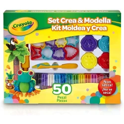 Пластилин Crayola Modeling Clay Deluxe Kit, 50 предметов Пластилин Crayola Modeling Clay Deluxe Kit, 50 предметов