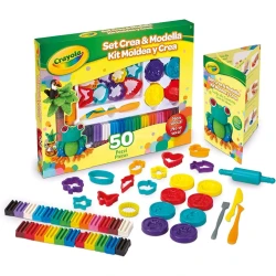 Пластилин Crayola Modeling Clay Deluxe Kit, 50 предметов Пластилин Crayola Modeling Clay Deluxe Kit, 50 предметов