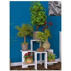 Стеллаж, 55x45x67 см, ЛДСП, белый