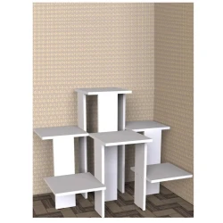 Стеллаж, 55x45x67 см, ЛДСП, белый