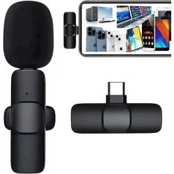 Беспроводной микрофон K8 Collar Type-C Black Беспроводной микрофон K8 Collar Type-C Black