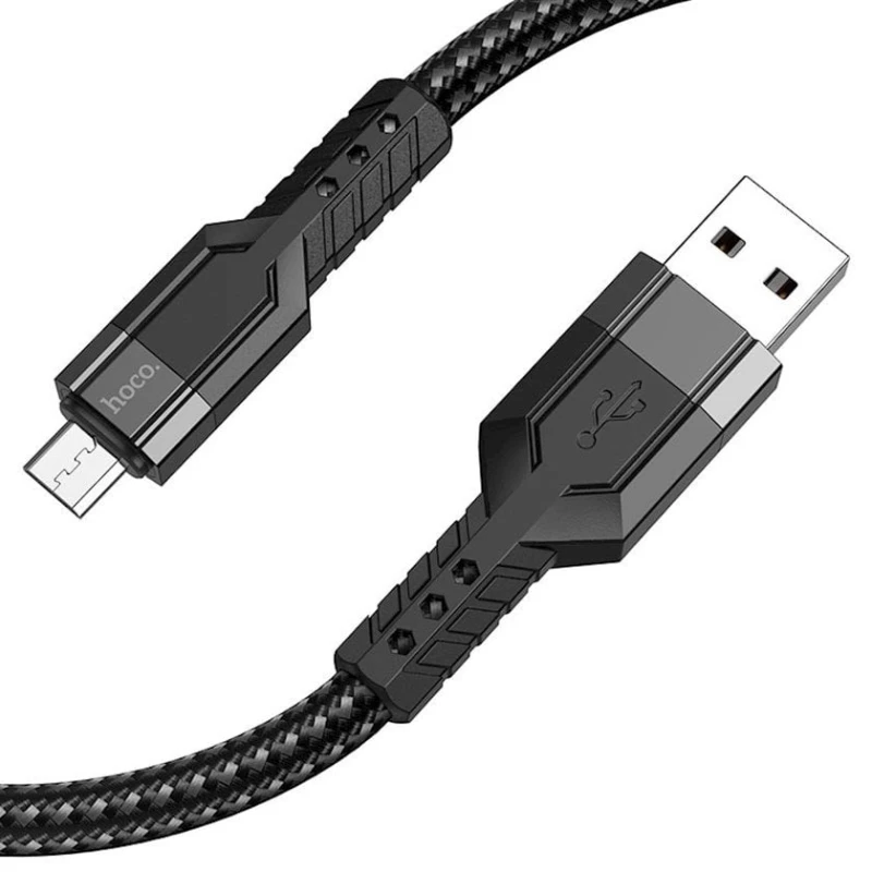 Кабель USB - microUSB Hoco U110, Черный