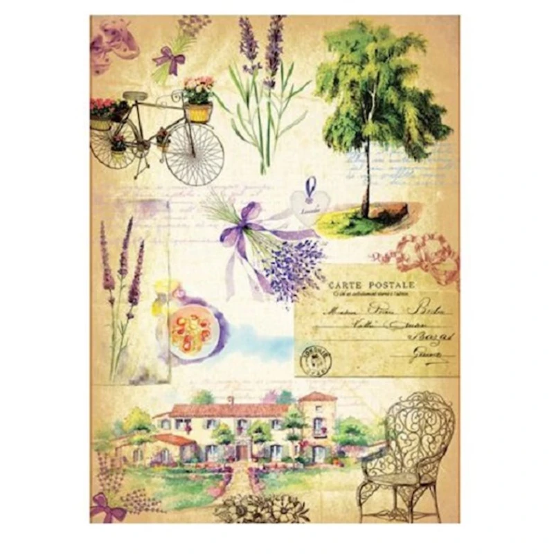 Рисовая бумага для декупажа Cadence А3 - 36