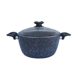 Qazan Canali EVDC031, 26 sm, qranit/alüminium, qara