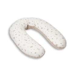 Подушка для беременных Funnababy Grass, белый/бежевый, 160 см