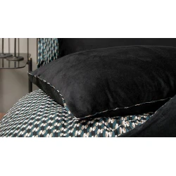 Комплект постельного белья Yataş CharMe Bronte XL, пододеяльник 220x240 см, простыня 240х280 см, наволочка 50х70 см (4 шт), двуспальный, хлопок/полиэстер, черный