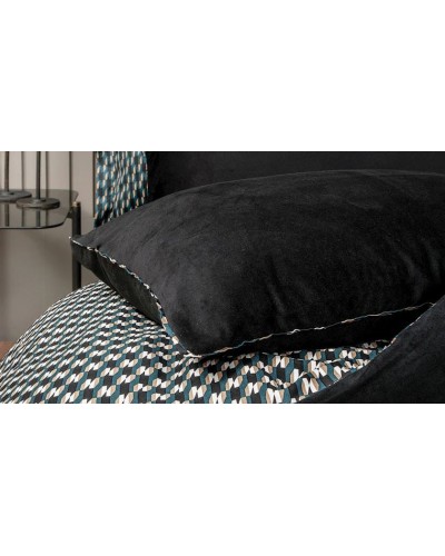 Yataq dəsti Yataş CharMe Bronte XL, yorğan üzü 220x240 sm, mələfə 240х280 sm, yastıq üzü 50x70 sm (4 əd), ikinəfərlik, pambıq/poliester, qara