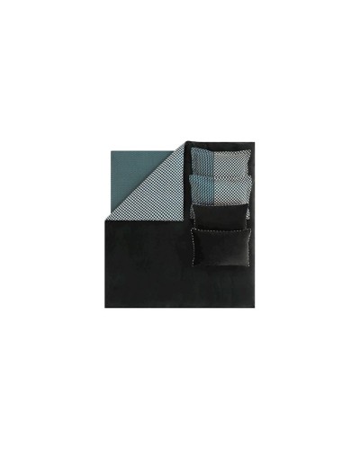 Yataq dəsti Yataş CharMe Bronte XL, yorğan üzü 220x240 sm, mələfə 240х280 sm, yastıq üzü 50x70 sm (4 əd), ikinəfərlik, pambıq/poliester, qara