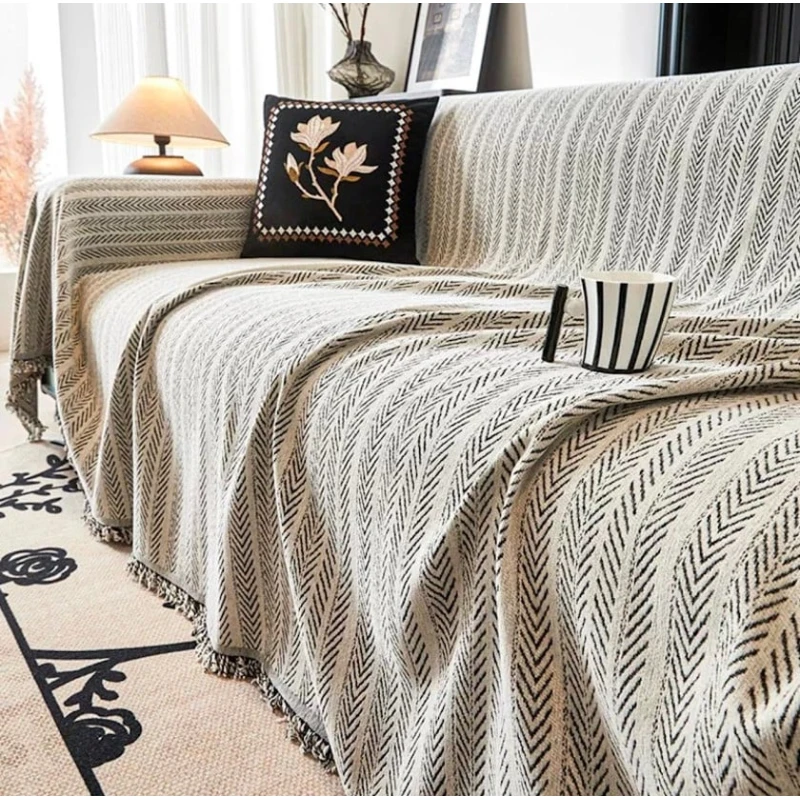 Örtük MiraNova CTS-319, boz/qara, 180x180 sm