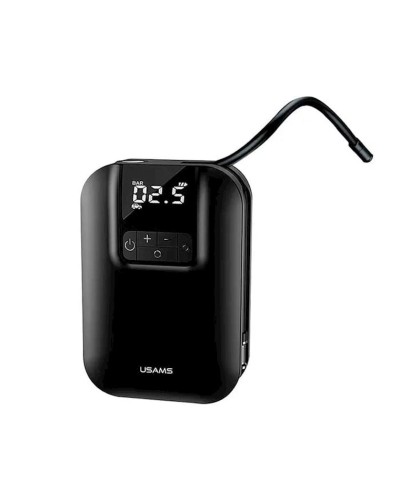 Насос USAMS US-ZB215 Mini Car Air Pump 5000 mAh Black