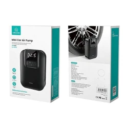 Насос USAMS US-ZB215 Mini Car Air Pump 5000 mAh Black Насос USAMS US-ZB215 Mini Car Air Pump 5000 mAh Black