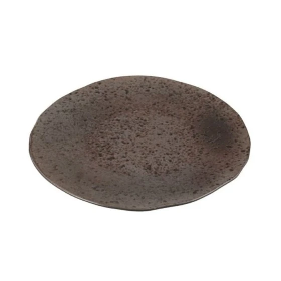Тарелка Porland Stoneware Ironstone, круглая, 29 см, коричневая Тарелка Porland Stoneware Ironstone, круглая, 29 см, коричневая
