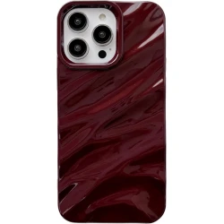 Çexol Apple iPhone 15 Pro Max üçün, Bordo