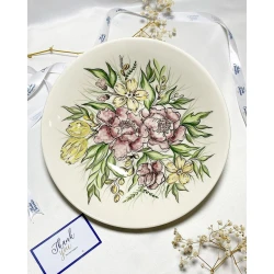 Декоративная тарелка Niche Ceramic, керамика, разноцветная, 26 см