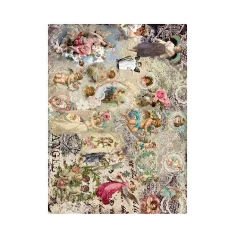 Рисовая бумага для декупажа Cadence А3 - 345 Рисовая бумага для декупажа Cadence А3 - 345