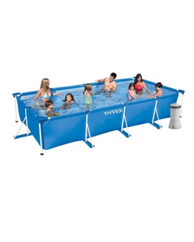 Hovuz Intex 28274 INT0031, karkas, həcm 7127 l, göy, 450x220x84 sm, filtr nasosu - INT0031