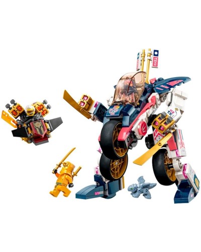 Konstruktor LEGO Ninjago Sora's Transforming Mech Bike Racer 71792, 8+ yaş, 367 hissə