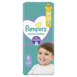 Детские подгузники Pampers Active Baby 6 13-18 кг 52 шт.