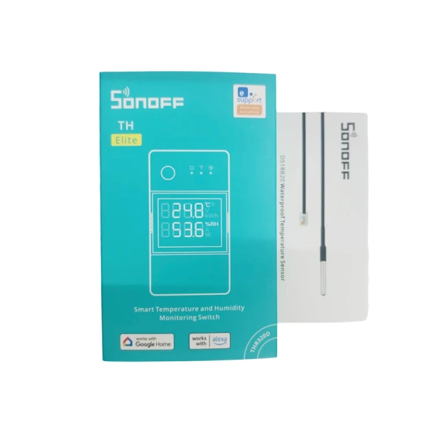 Датчик Sonoff THR320D Elite 20A Датчик Sonoff THR320D Elite 20A