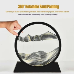 Qum saatı Moving Sand 64-300-2, qara/yaşıl