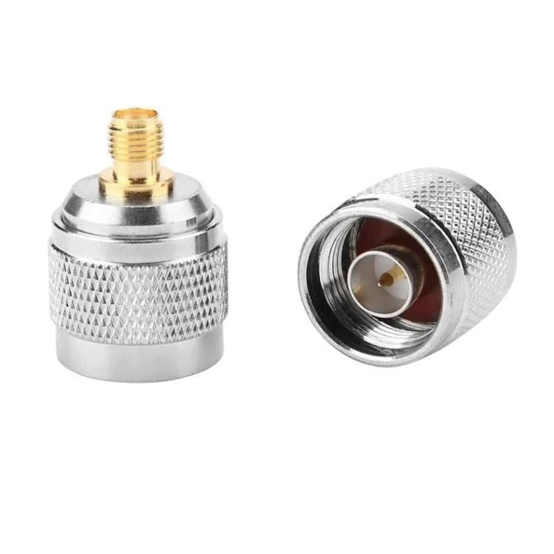 N Male to SMA Female RF Koaksial Adapter Qızıl örtüklü / 50 Ohm