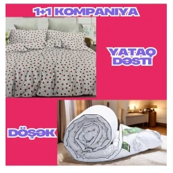 Одеяло + комплект постельного белья Luxe Cotton DD-005, 215x195 см, простыня 200x220 см, пододеяльник 200x220 см, наволочки 50x70 см 2 шт Одеяло + комплект постельного белья Luxe Cotton DD-005, 215x195 см, простыня 200x220 см, пододеяльник 200x220 см, наволочки 50x70 см 2 шт