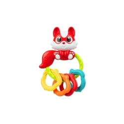 Прорезыватель-погремушка Chicco Squirrel Rattle, 0-18 месяцев, разноцветный