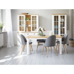 Стул JYSK Kokkedal, 50х54х84 см, серый/коричневый, 2 шт Стул JYSK Kokkedal, 50х54х84 см, серый/коричневый, 2 шт