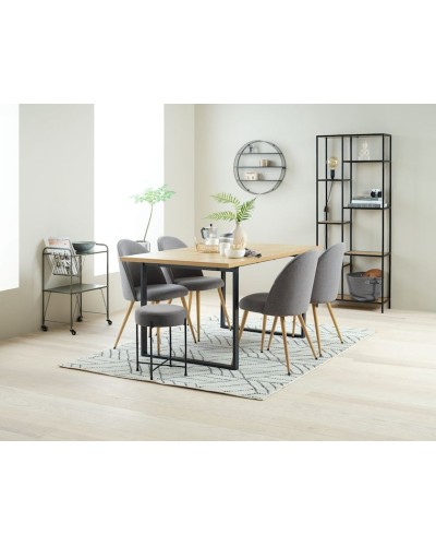 Stul JYSK Kokkedal, 50х54х84 sm, boz/qəhvəyi, 2 əd