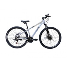 Dağ velosipedi Trinx M136 PRO, gümüşü/ağ/boz