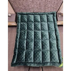 Матрас Sahara, велюр, зеленый, 200х200 см